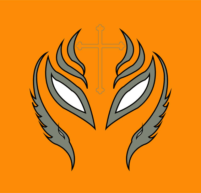 WWE Rey Mysterio mask design Logo download