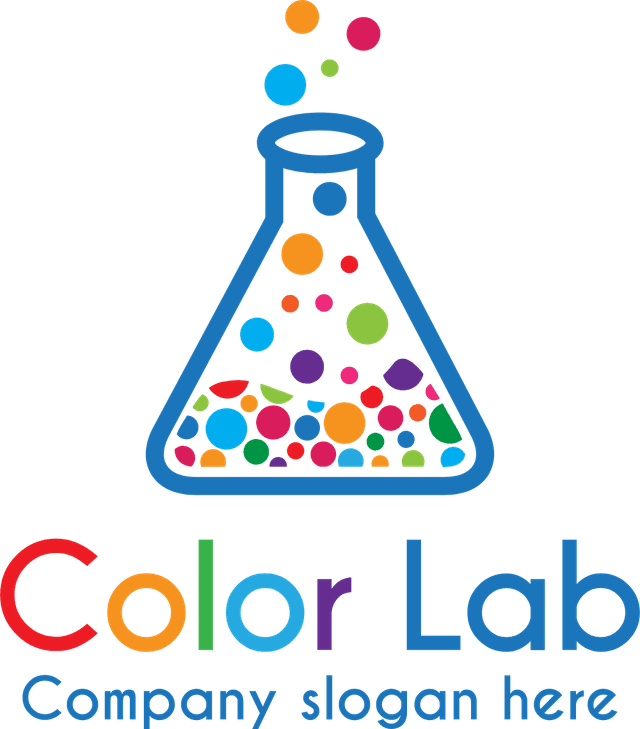Colorful Lab Logo Template download