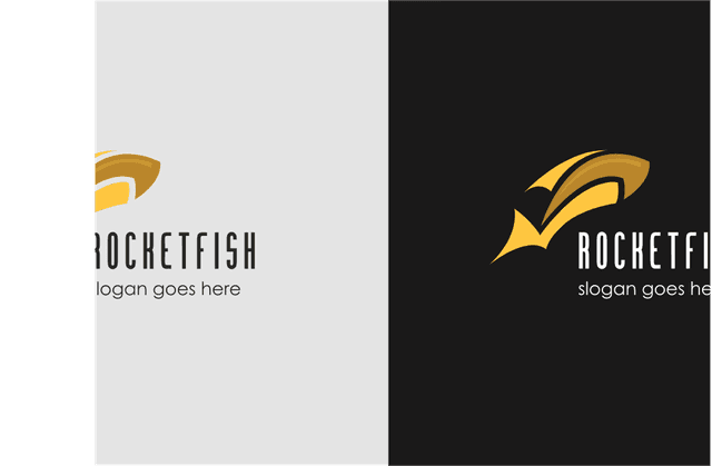 Rocket Fish Logo Template download