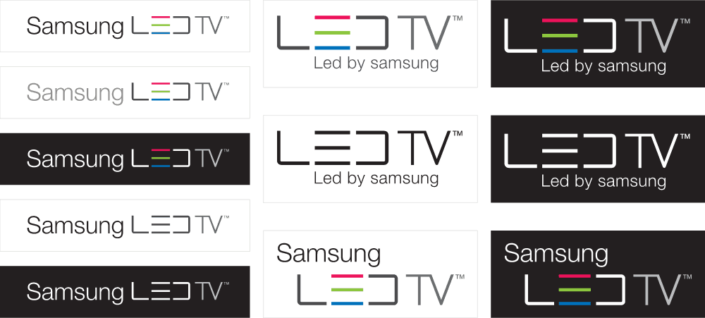 Samsung Slim LED TV Logo download