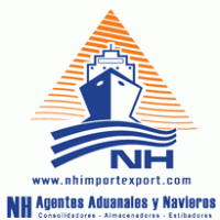 NH Agentes Aduanales y Navieros Logo download