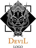 Devil Fashion Logo Template Logos
