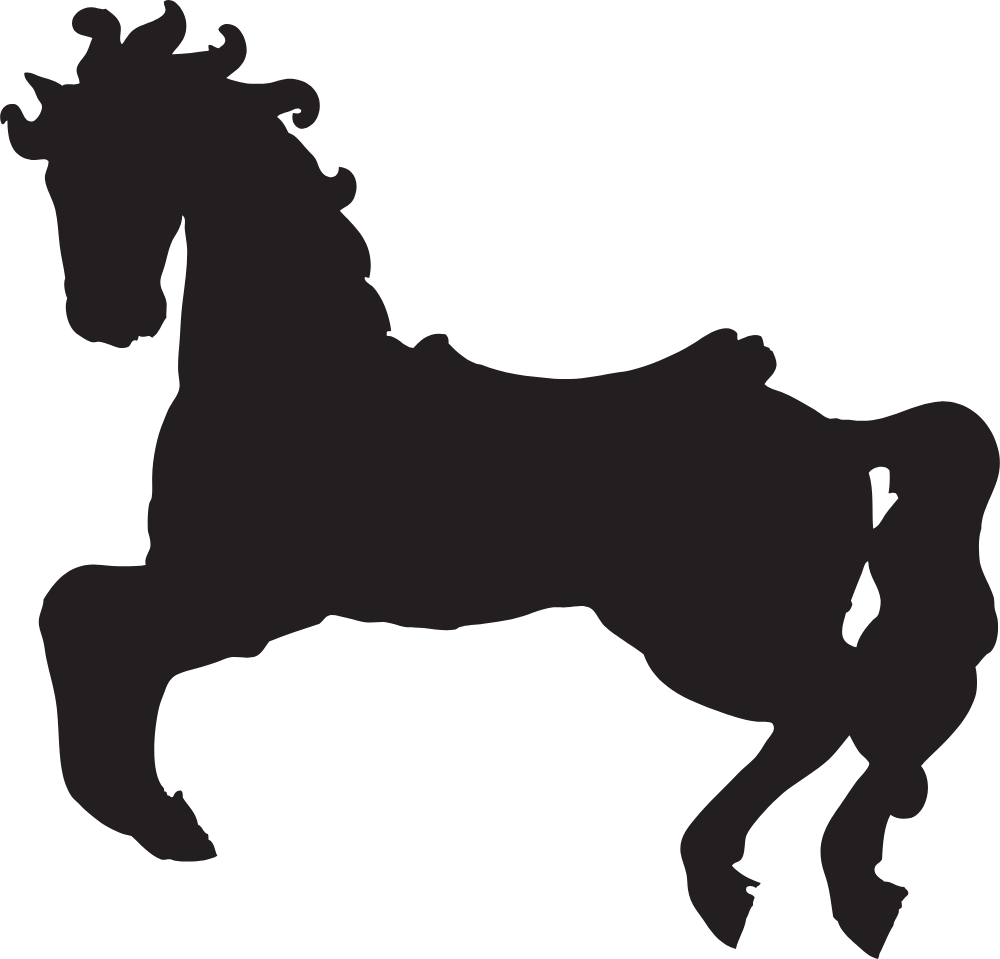 HORSE TOY SILHOUETTE Logo Template Logos