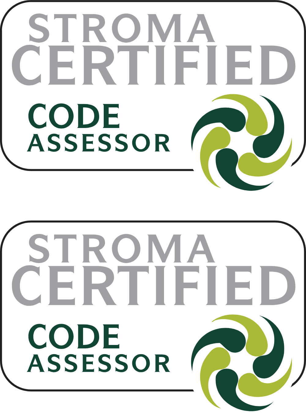 STROMA certified Code Assessor Logo Logos