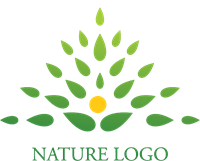A Letter Nature Logo Template Logos