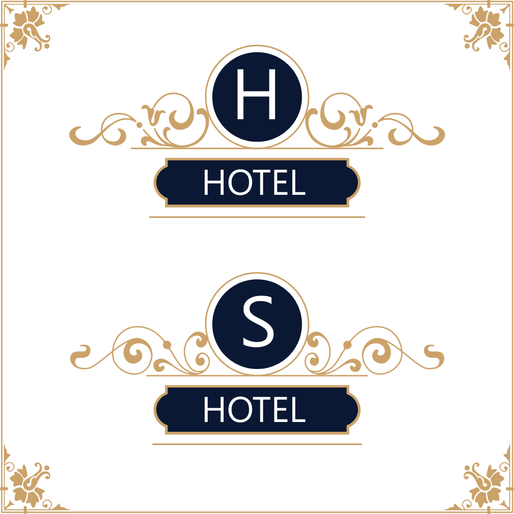 Elegant Hotel Logo Template Logos