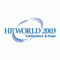 HP World 2003 Logo PNG logo