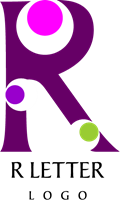 R Circle Letter Logo Template Logos