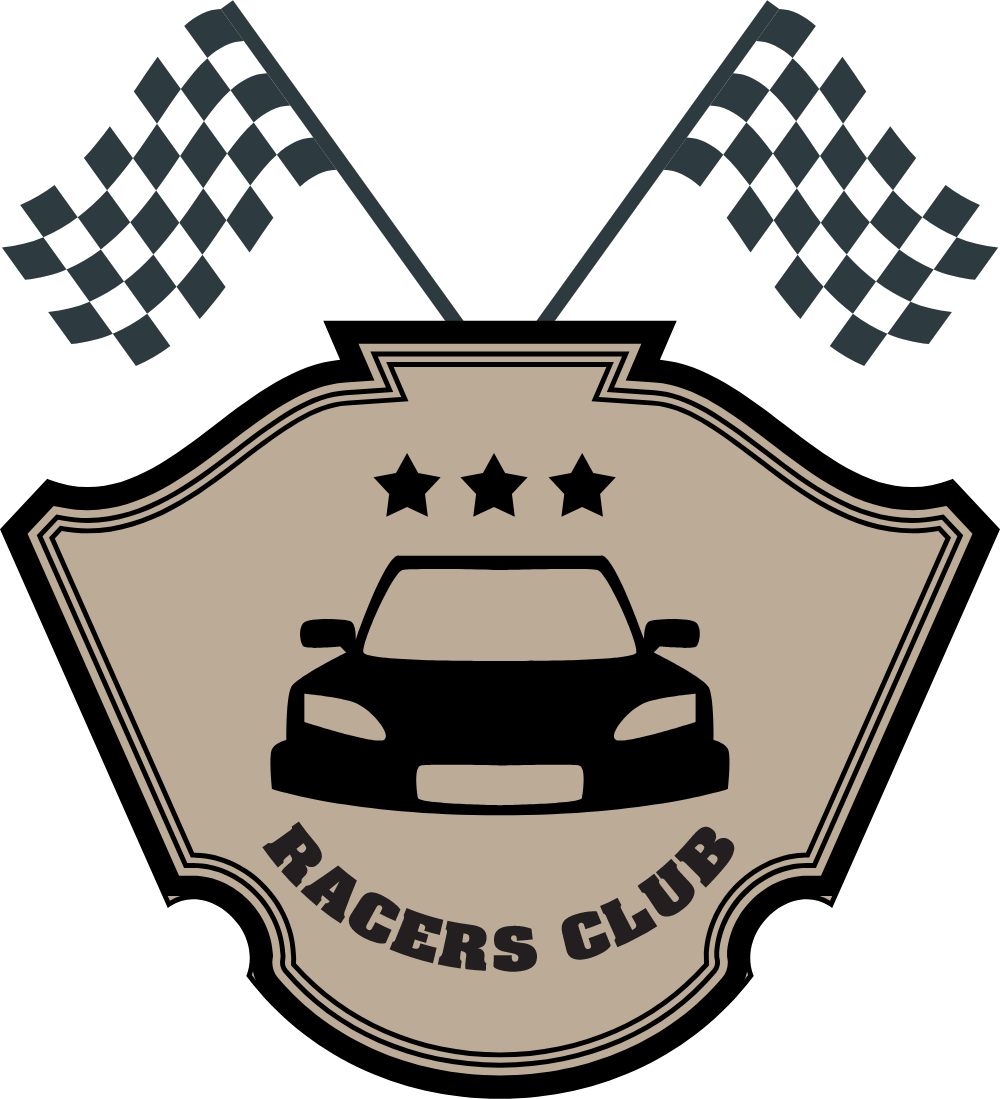 racers club flags Logo Template Logos