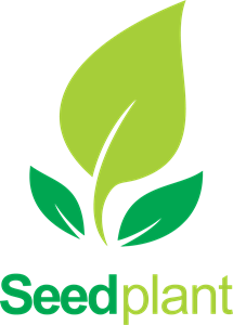 Seed plant green organic Logo Template Logos