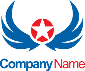 Star wing emblem company Logo Template Logos