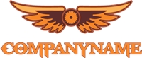 Steampunk Wings Logo Template Logos