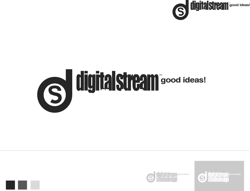 Digital Stream Studio Logo Logos