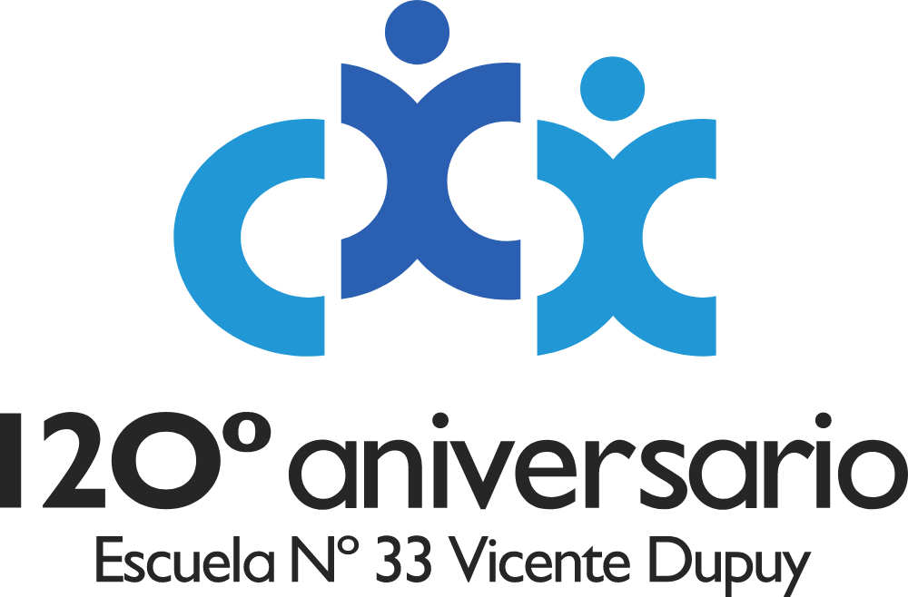 ISOLOGO 120º ANIVERSARIO ESCUELA VICENTE DUPUY Logo Logos