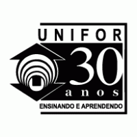 Unifor 30 Anos - Ensinando e Apredendo Logo PNG logo