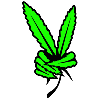 peace marijuana Logo PNG Logos