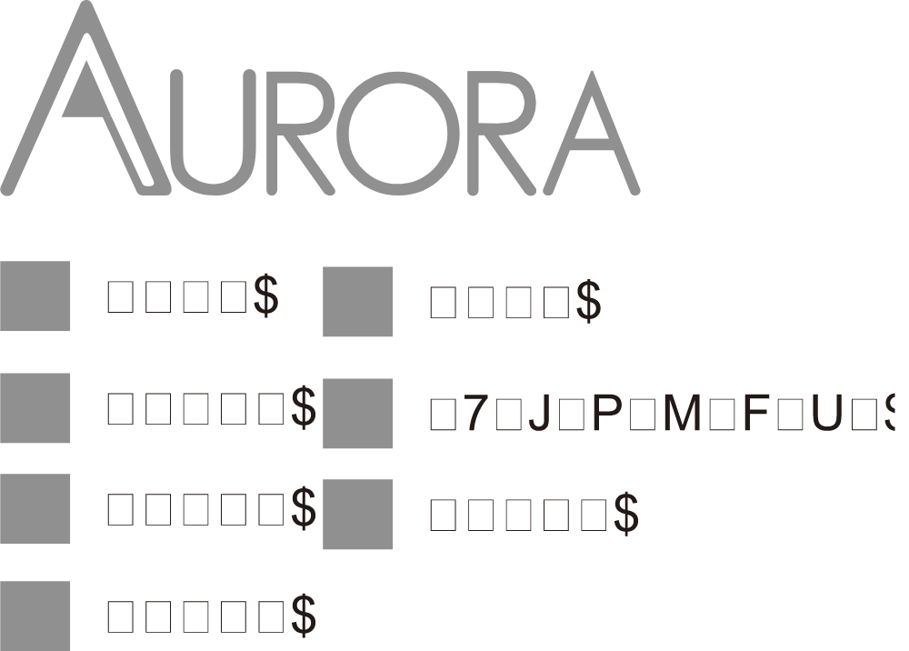 AUurora Umbrella Logo Logos