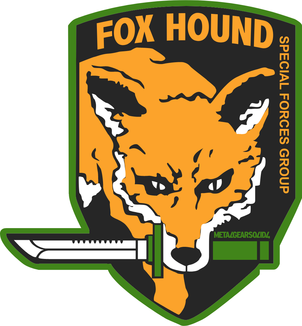 Fox Hound Special Forces Group Logo Logos