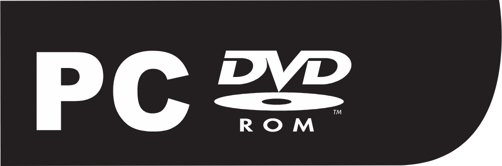 PC-DVD-ROM Logo Clip arts