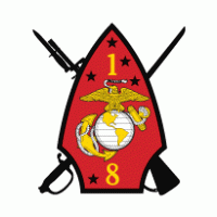 1st Battalion 8th Marine Regiment USMC Logo PNG logo