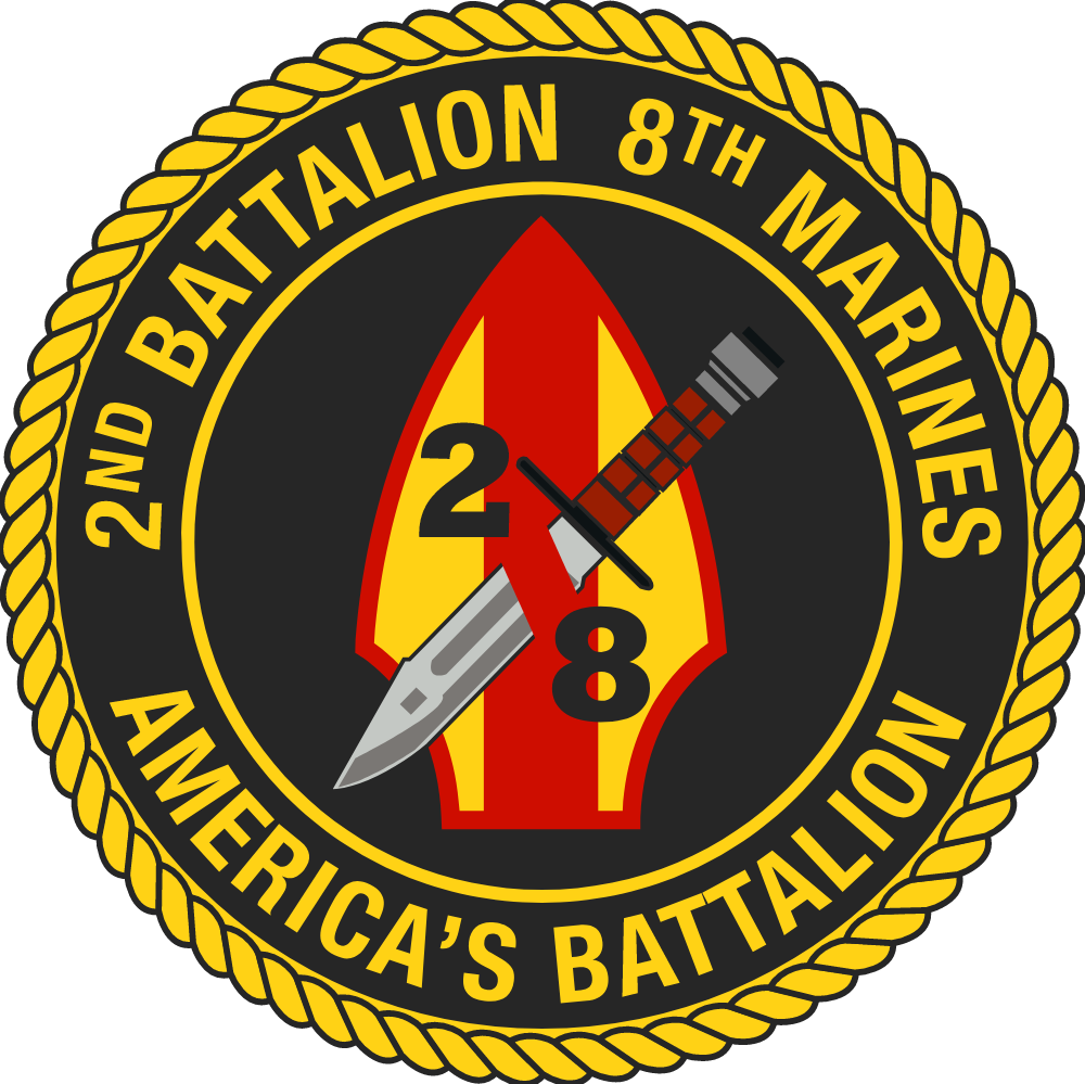 2nd Battalion 8th Marine Regiment USMC Logo PNG logo