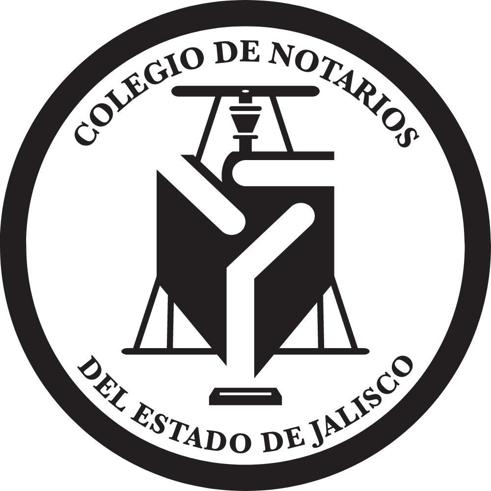 Colegio de Notarios de Jalisco Logo Logos