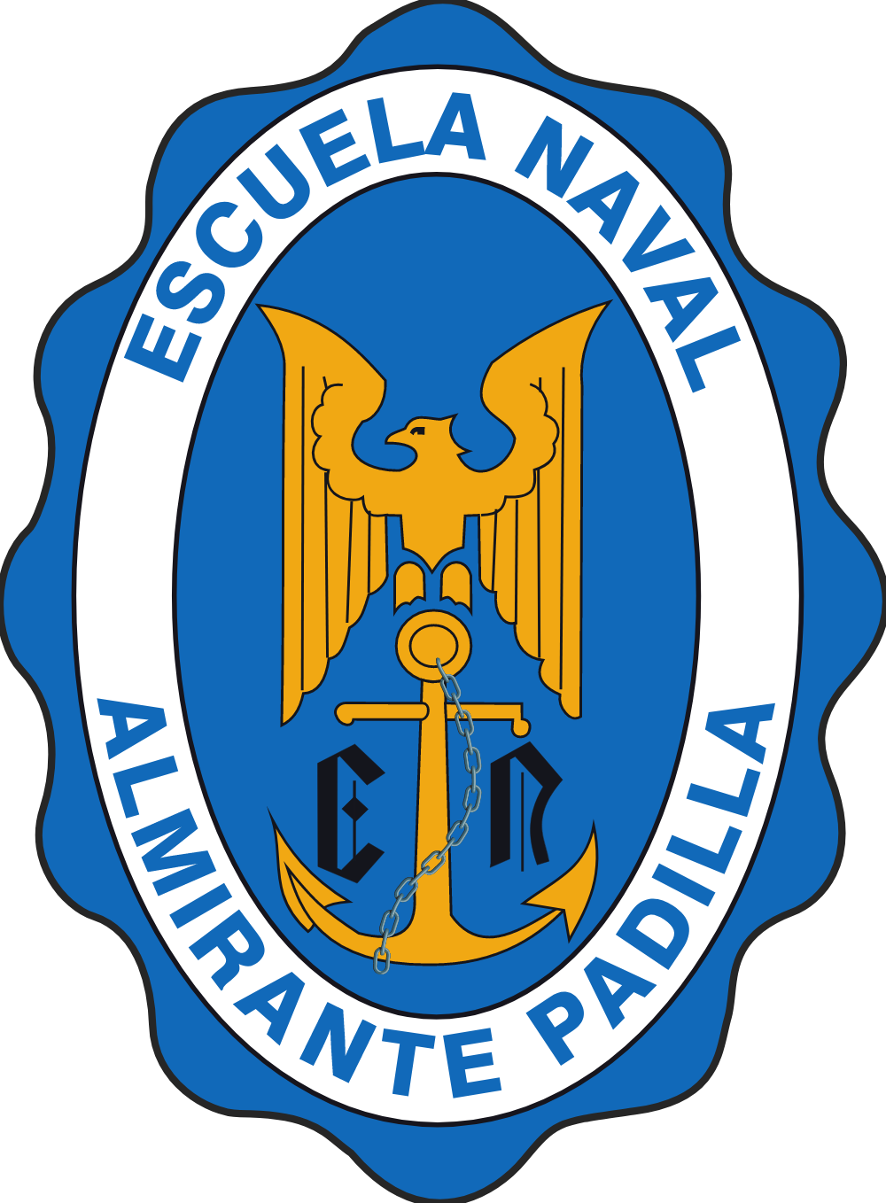 Escuela Naval Almirante Padilla Logo Logos