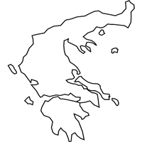 GREECE OUTLINE MAP Logo Logos