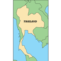 MAP OF THAILAND Logo Logos