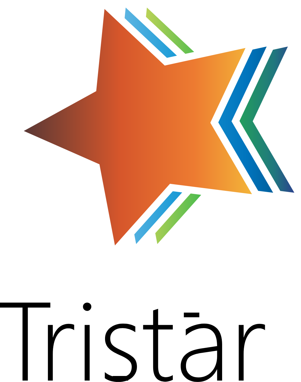 Colorful Tristar Corporate Logo Template Logos