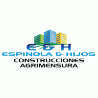 E&H Construcciones Agrimensura Logo Logos