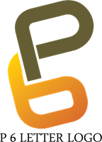 P6 Letter Logo Template Logos