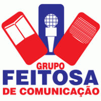 Grupo Feitosa de Comunicações (P/B) Logo Logos