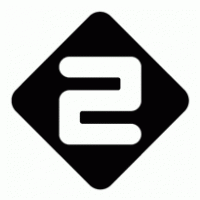 Nederland 2 black&white Logo Logos