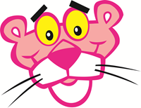 pantera cor de rosa Logo PNG Logos