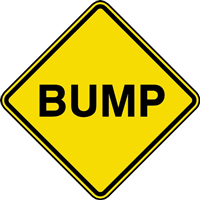 BUMP ROAD SIGN Logo Logos