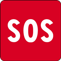 SOS TRAFFIC SIGN Logo Logos