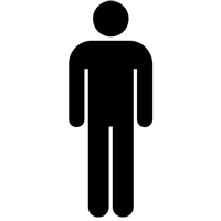 TOILET FOR MEN SIGN Logo PNG Logos