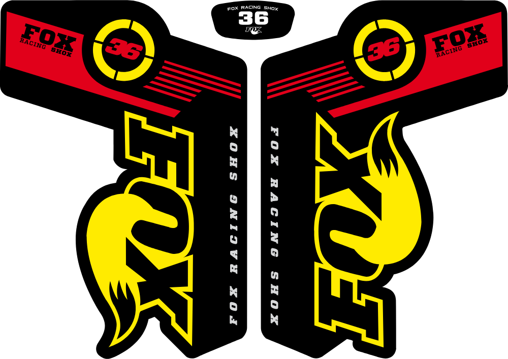 Fox 36 2011 - MTB Fork Decals Logo Logos