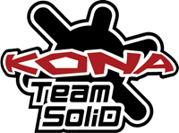 Kona Team SoliD red Logo Logos