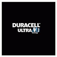 Duracell Ultra M3 Technology Logo Logos