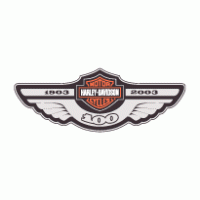 Harley Davidson 100th Logo PNG Logos